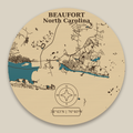 Beaufort NC Resin Map 8 in
