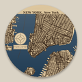 New York City Resin Map 8 in