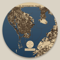 Tampa Bay Resin Map 12 in